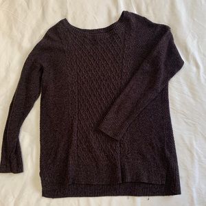 AE purple sweater